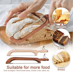 Bread Cutter Wooden Sourdough