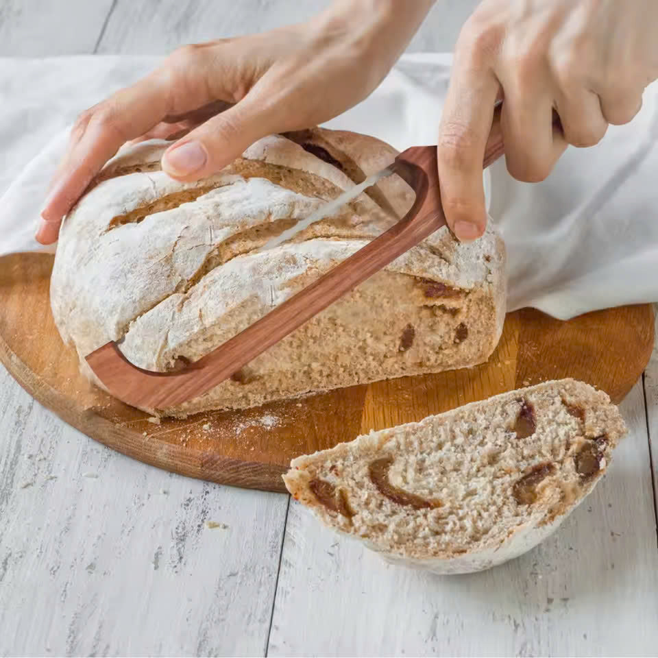 Bread Cutter Wooden Sourdough